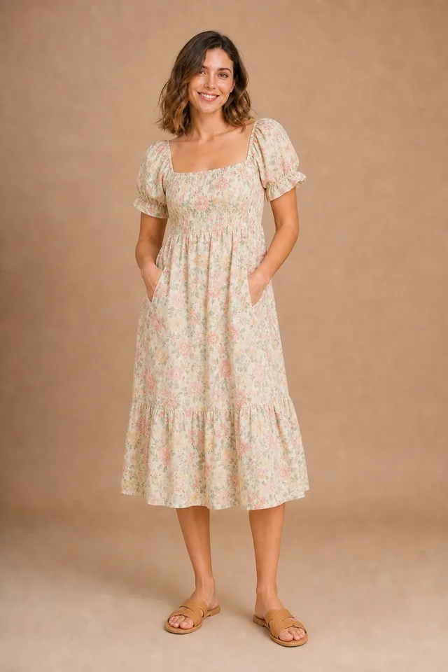 Floral Sundress AI outfit example